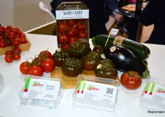 tomaten aubergines en courgettes van Bio Sabor